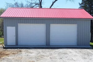 2-door-garage-post-frame 2-door-garage-post-frame
